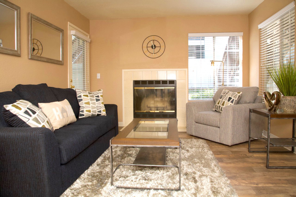 Take a tour today and view Living, kitchen, dining 8 for yourself at the Walnut Village Apartments